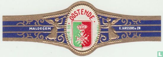 [Wappen] Oostende 1914-18 1940-45 - Maldegem - R. Janssens & Zn - Bild 1