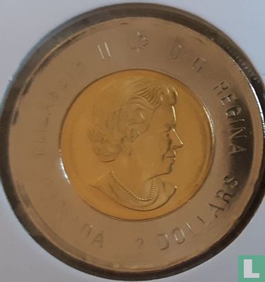 Canada 2 dollars 2020 (gekleurd) "75 years of the end of World War II" - Afbeelding 2