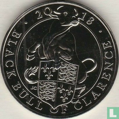 United Kingdom 5 pounds 2018 (copper-nickel) "Black Bull of Clarence" - Image 1