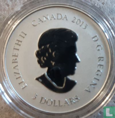 Kanada 3 Dollar 2013 (PP) "Hummingbird and morning glory" - Bild 1