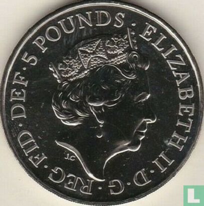 United Kingdom 5 pounds 2018 "Lion of England" - Image 2