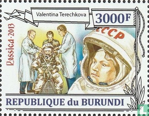 50. Geburtstag der ersten sowjetischen Frau im Weltraum