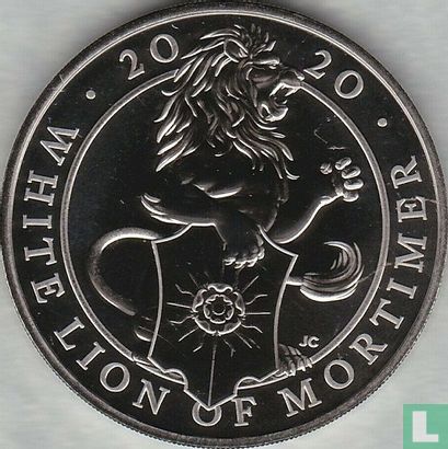 United Kingdom 5 pounds 2020 (copper-nickel) "White Lion of Mortimer" - Image 1