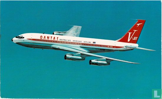 Qantas - Boeing 707   - Afbeelding 1