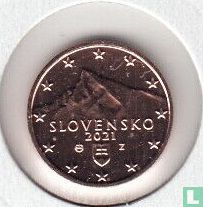Slowakije 1 cent 2021 - Afbeelding 1