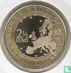 België 2½ euro 2021 "2020 European football championship" - Afbeelding 1