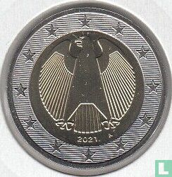 Duitsland 2 euro 2021 (A) - Afbeelding 1