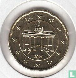 Duitsland 20 cent 2021 (D) - Afbeelding 1
