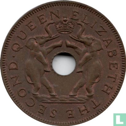 Rhodésie et Nyassaland 1 penny 1955 - Image 2