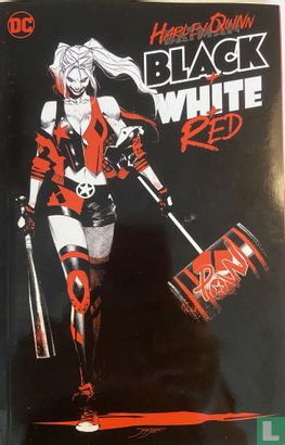 Harley Quinn Black + White + Red - Image 1