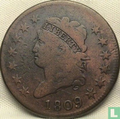 United States 1 cent 1809 - Image 1