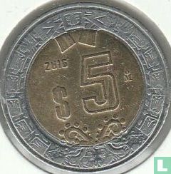 Mexico 5 pesos 2016 - Afbeelding 1