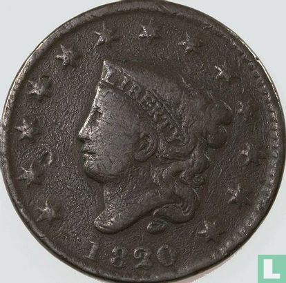 United States 1 cent 1820 (type 1) - Image 1