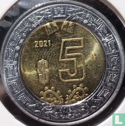 Mexico 5 pesos 2021 - Image 1