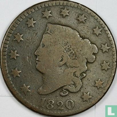 Verenigde Staten 1 cent 1820 (type 2) - Afbeelding 1