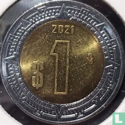 Mexico 1 peso 2021 - Image 1