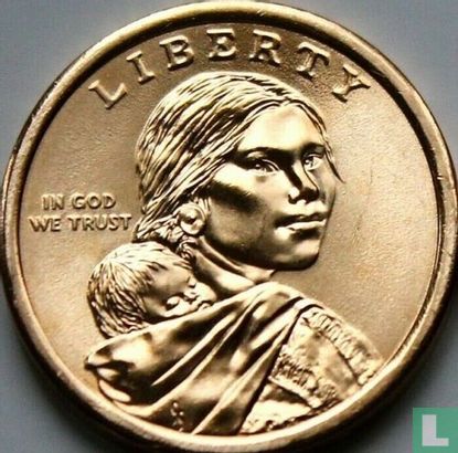 États-Unis 1 dollar 2021 (P) "Native Americans in the US Military" - Image 1