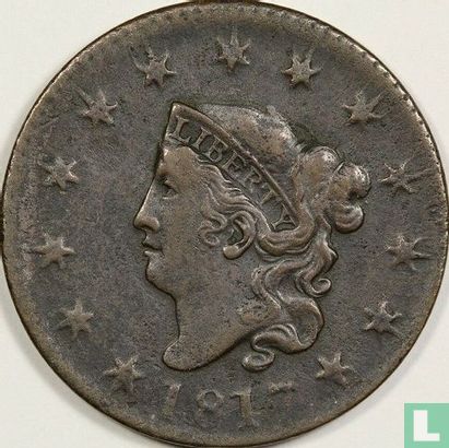 Verenigde Staten 1 cent 1817 (13 sterren) - Afbeelding 1