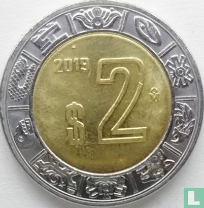 Mexico 2 pesos 2019 - Afbeelding 1
