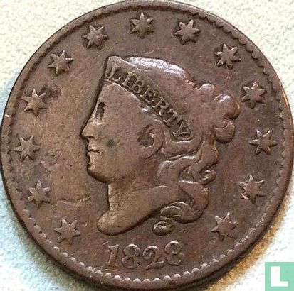 Vereinigte Staaten 1 Cent 1828 (Typ 2) - Bild 1