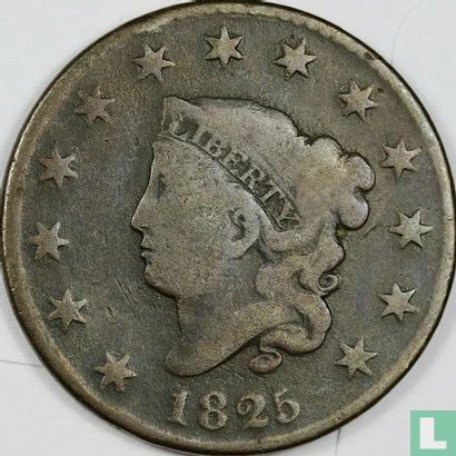 États-Unis 1 cent 1825 - Image 1