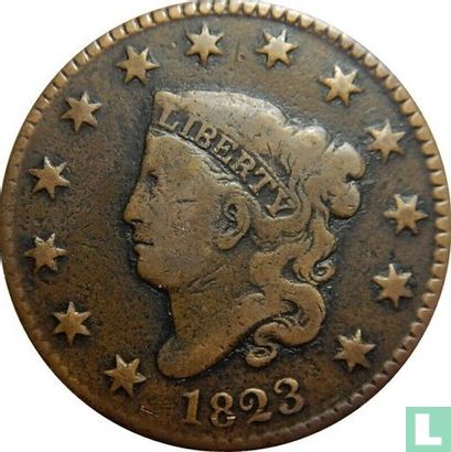 États-Unis 1 cent 1823 - Image 1
