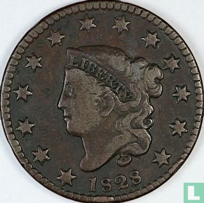 Verenigde Staten 1 cent 1828 (type 1) - Afbeelding 1