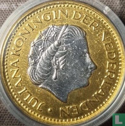Nederland 1 gulden 1980 (verguld) - Image 2