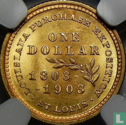 United States 1 dollar 1903 "100th anniversary of the Louisiana purchase - William McKinley" - Image 1