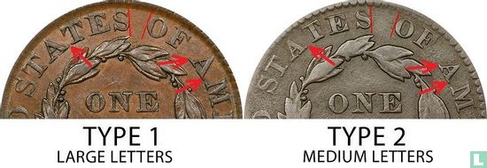 United States 1 cent 1830 (type 2) - Image 3
