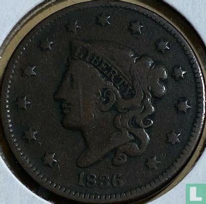 United States 1 cent 1836 - Image 1