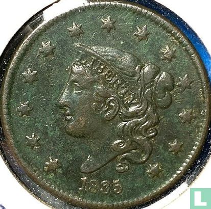 United States 1 cent 1835 (type 1) - Image 1