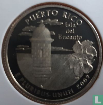 United States ¼ dollar 2009 (PROOF - copper-nickel clad copper) "Puerto Rico" - Image 1