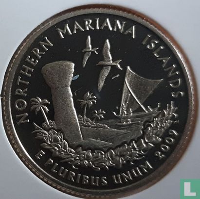 United States ¼ dollar 2009 (PROOF - copper-nickel clad copper) "Northern Mariana Islands" - Image 1