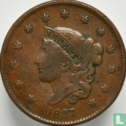United States 1 cent 1837 (type 1) - Image 1