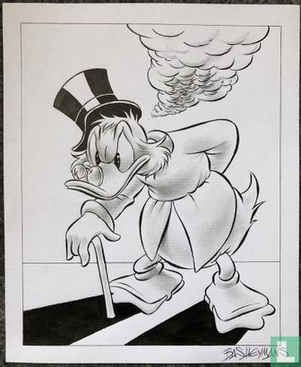 Bas Heijmans - Uncle Scrooge with walking stick - Image 1