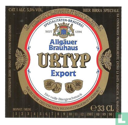 Urtyp export