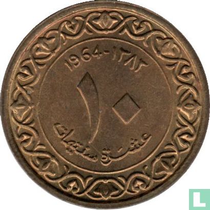 Algerije 10 centimes AH1383 (1964) - Afbeelding 1