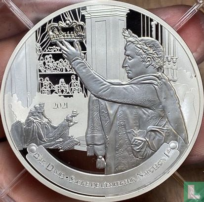 France 50 euro 2021 (PROOF - silver) "Coronation of Napoleon" - Image 1