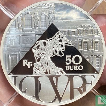 Frankrijk 50 euro 2021 (PROOF - zilver) "Coronation of Napoleon" - Afbeelding 2