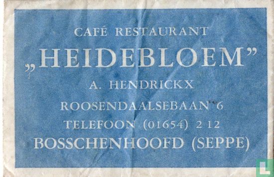 Café Restaurant "Heidebloem"  - Afbeelding 1