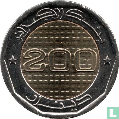 Algeria 200 dinars AH1441 (2020) - Image 2