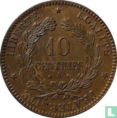 France 10 centimes 1871 (A) - Image 2