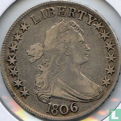 United States ½ dollar 1806 (type 3) - Image 1