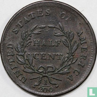 Verenigde Staten ½ cent 1800 - Afbeelding 2
