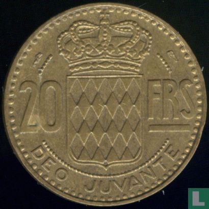 Monaco 20 francs 1951 (type 2) - Afbeelding 2