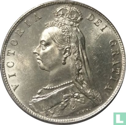 Royaume-Uni ½ crown 1890 - Image 2