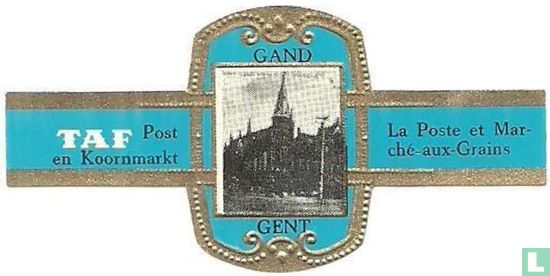 Gang Gent - Post en Koornmarkt - La Poste et Marché-aux-Grains - Afbeelding 1