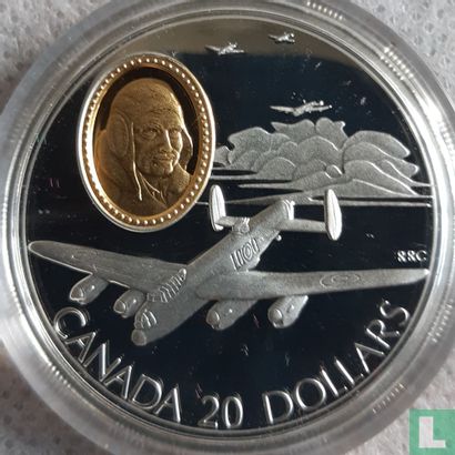 Canada 20 dollars 1990 (PROOF) "Avro Lancaster" - Image 2