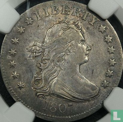 États-Unis ¼ dollar 1807 - Image 1